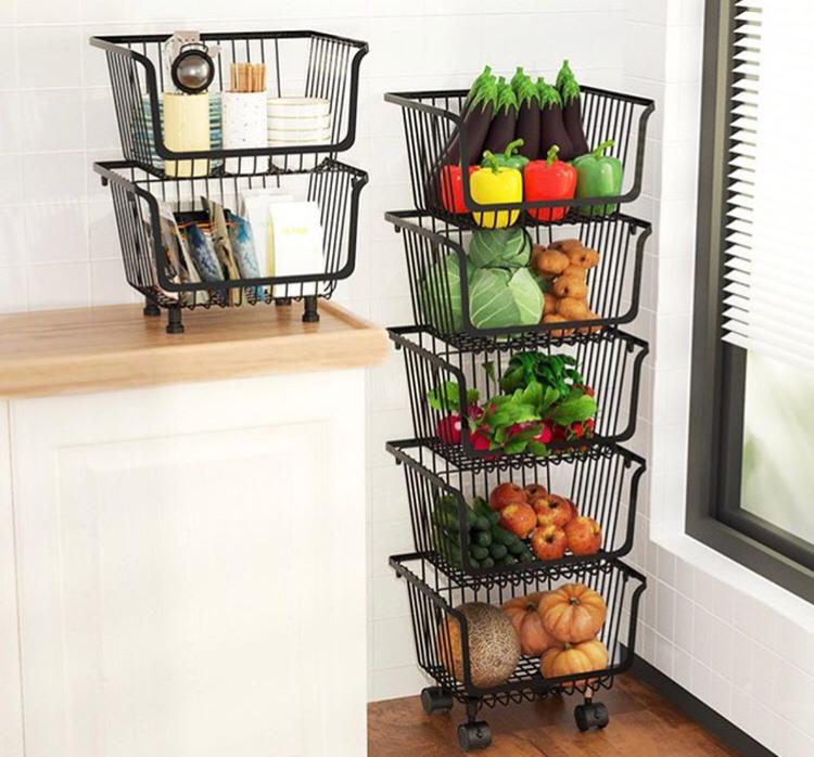 stackable wire basket 1